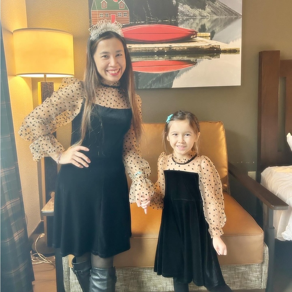 Mommy and me matching dresses S/5T
